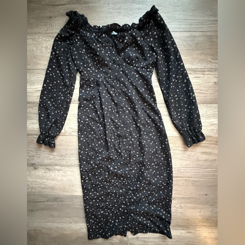 Milkmaid Long Sleeve Dress